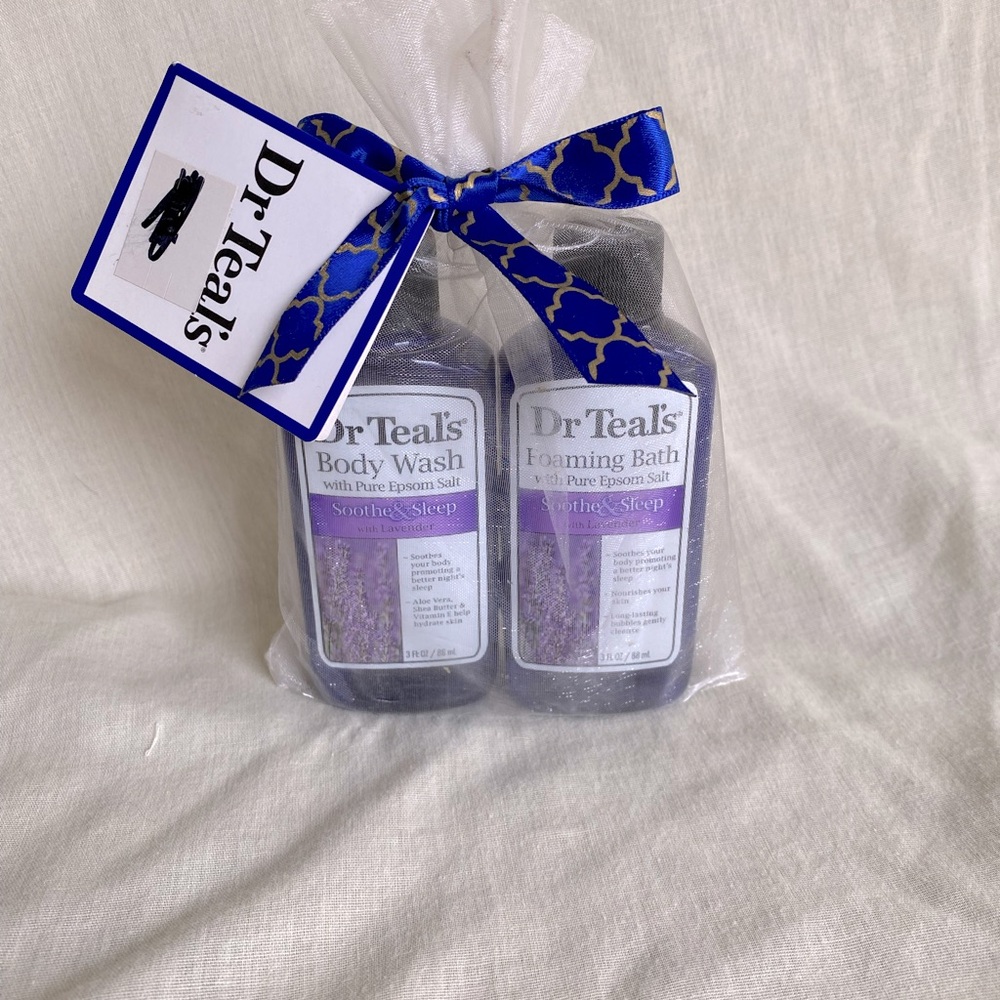 Dr Teals Soothe & Sleep Epsom Salt Soak And Foaming Bath 3oz - 2 Pack